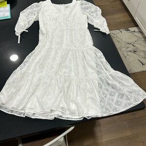 White Calvin Klein dress size 10